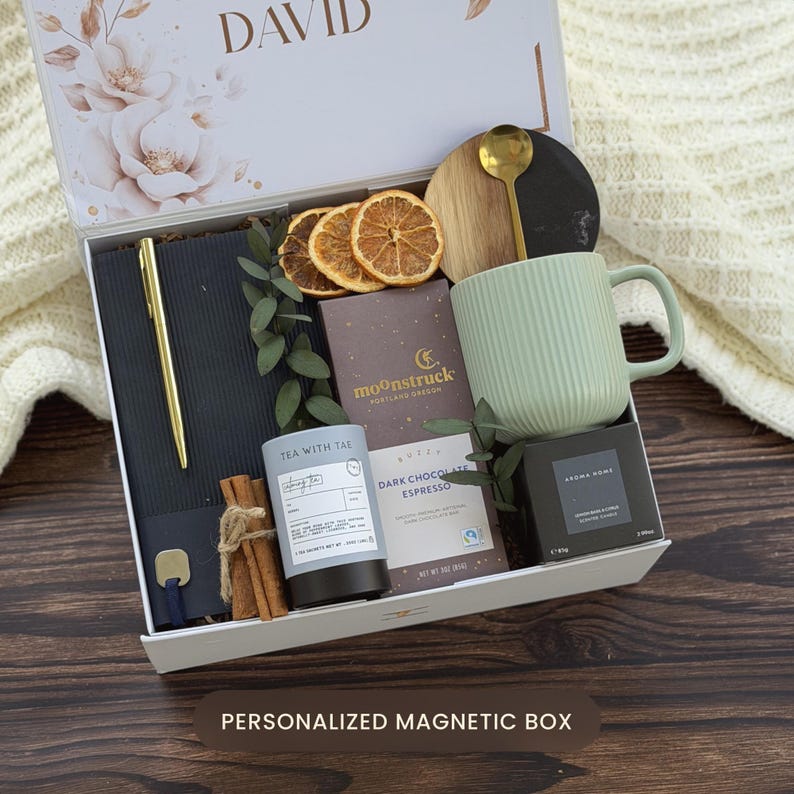 Corporate Gift Box, Thank You Gift for Employee or Client, Appreciation Gift for Men, New Hire Gift Box, Coworker Gift, Professional Gift image 1