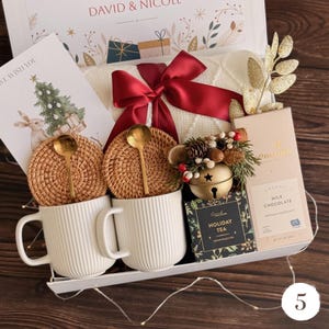 Christmas Eve Gift Box for Family, Neighbor Holiday Gift Box, Cozy winter gift for couples New Year gift box for neighbor Gift Box 5