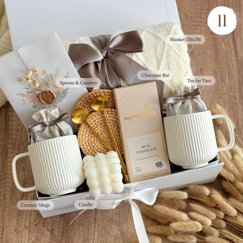 Cozy Gift Box for Couple Gift Box for Two Gift Box Set Gift For Her and Him Gift Box 11