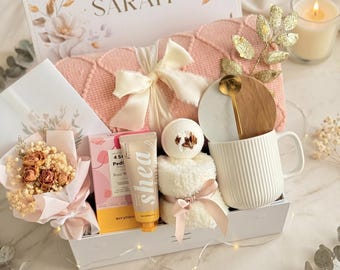 Spa Gift Box For Women Relaxation Care Package For Mom Self Care Kit For Women Wellness Gift Box For Her