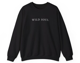 Wild Soul Black Crewneck Sweatshirt