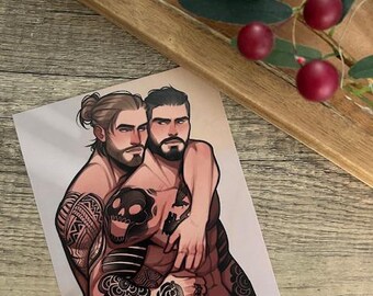 Nyx and Atlas 5x7 Print