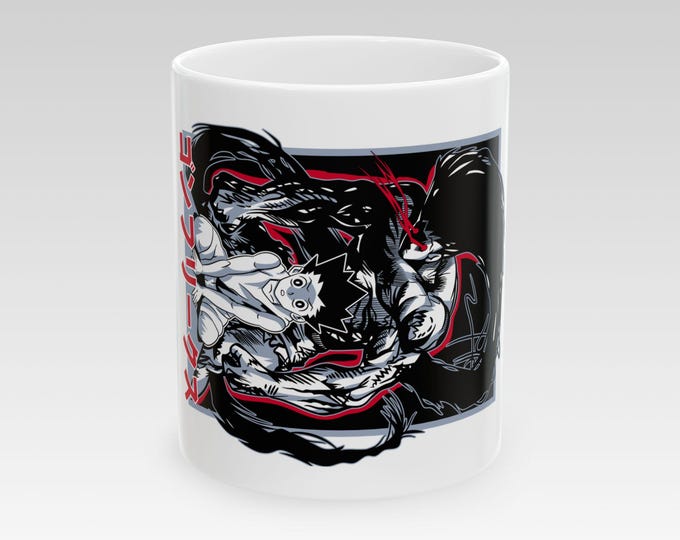 Anime & Manga Ceramic Mug | Custom Manga Art Coffee Cup | Otaku Gift, Kawaii Aesthetic, Anime Birthday Gift, Dishwasher Safe