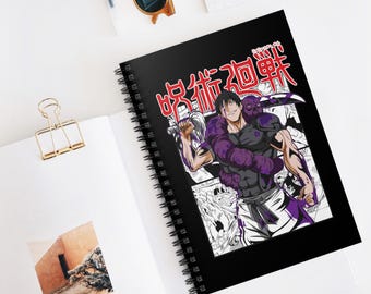 Anime Spiral Notebook | Aesthetic Anime Diary | Manga Sketchbook | Japanese Stationery Gift | Cute Anime Writing Book