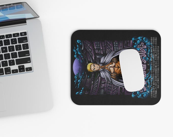 Anime Mouse Pad | Aesthetic Desk Mat | Japanese Anime Desk Decor | Gaming Mousepad | Otaku Gift for Anime Fans | Anime Desk Accessory