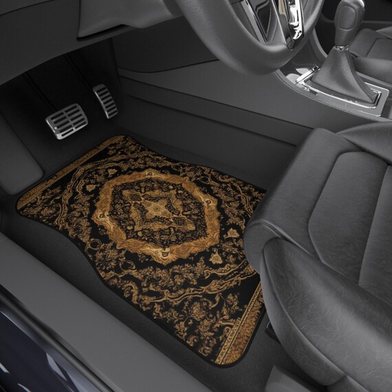 Colorful Persian-Inspired Car Mats - Set of 4 - Custom Car Mats With Non-Slipping Backing - Luxury Car Mats - Elegant Car Mats, Car Gifts