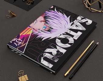 Anime Journal Kawaii Notebook – Manga Sketchbook, Aesthetic Anime Diary for Otaku, Japanese Stationery Gift, Cute Anime Writing Notebook