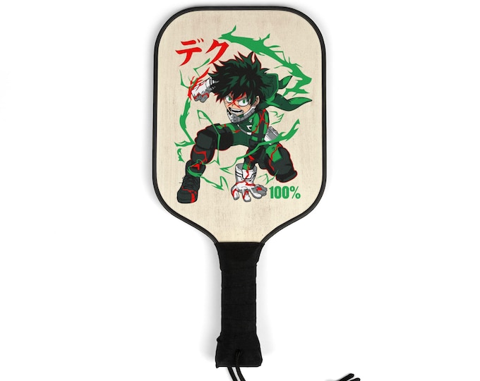 Anime Pickleball Kit Premium Manga Paddle Set 2 Paddles 2 Balls Kawaii Otaku Pickleball Gear for Men and Women Perfect Gift for Anime Lovers