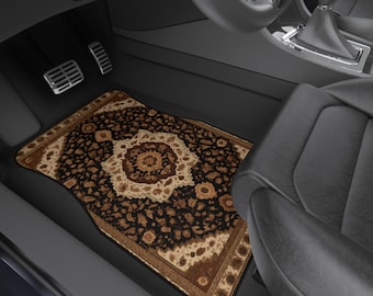 Colorful Persian-Inspired Car Mats - Set of 4 - Custom Car Mats With Non-Slipping Backing - Luxury Car Mats - Elegant Car Mats - Car Gift
