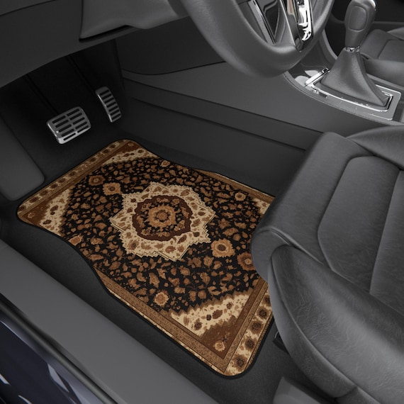 Colorful Persian-Inspired Car Mats - Set of 4 - Custom Car Mats With Non-Slipping Backing - Luxury Car Mats - Elegant Car Mats - Car Gift