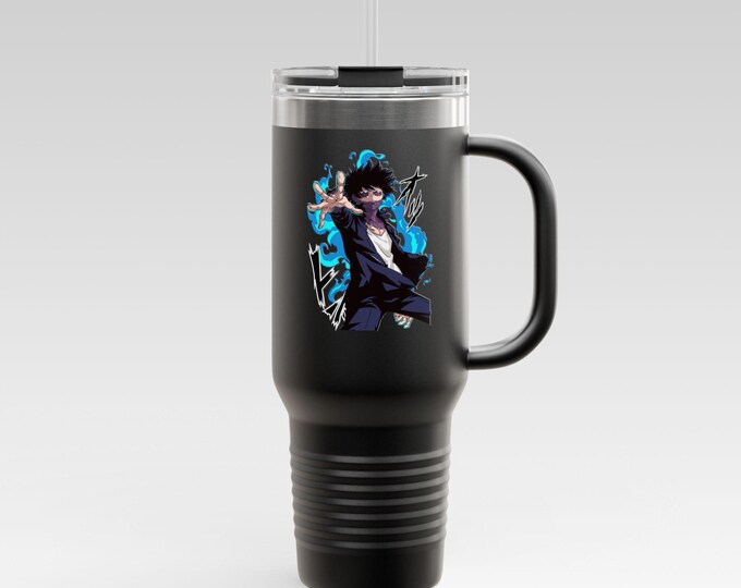 Anime & Manga Tumbler 40oz | Personalized Manga Character Stainless Steel Cup | Otaku Gift, Kawaii Travel Mug,  Anime Birthday Present