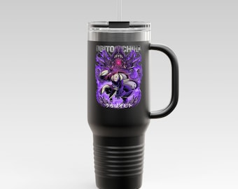 Anime & Manga Tumbler 40oz | Personalized Manga Character Stainless Steel Cup | Otaku Gift, Kawaii Travel Mug,  Anime Birthday Present