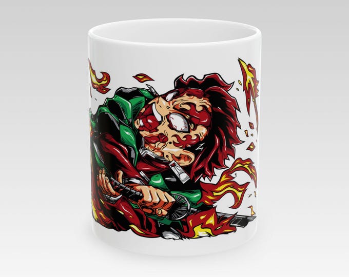 Anime & Manga Ceramic Mug | Custom Manga Art Coffee Cup | Otaku Gift, Kawaii Aesthetic, Anime Birthday Gift, Dishwasher Safe