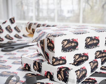 Anime Wrapping Paper, Kawaii Gift Wrap,  Otaku Birthday Wrap, Manga Gift Wrap Paper, Christmas Anime Packaging,  Gift Wrap Sheets