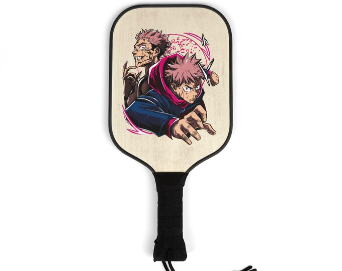 Anime Pickleball Kit Premium Manga Paddle Set 2 Paddles 2 Balls Kawaii Otaku Pickleball Gear for Men and Women Perfect Gift for Anime Lovers
