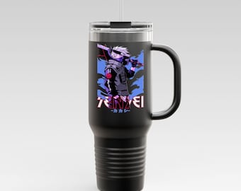 Anime & Manga Tumbler 40oz | Personalized Manga Character Stainless Steel Cup | Otaku Gift, Kawaii Travel Mug,  Anime Birthday Present