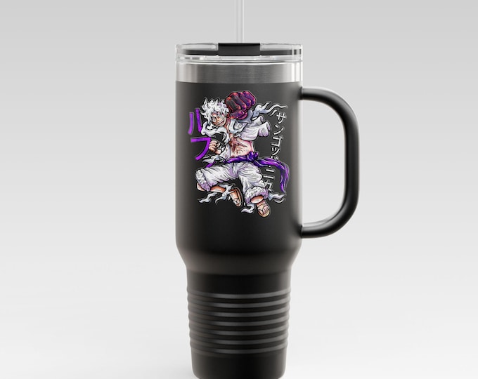 Anime & Manga Tumbler 40oz | Personalized Manga Character Stainless Steel Cup | Otaku Gift, Kawaii Travel Mug,  Anime Birthday Present
