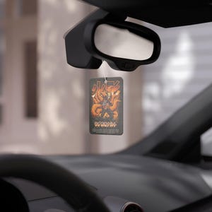 Anime Car Air Freshener Black Ice Scent Anime Auto Decor Otaku Rearview Mirror Tag Kawaii Car Accessory Perfect Gift for Anime Lovers image 4