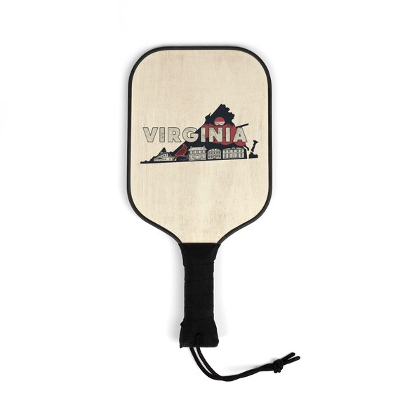 Virginia Pickleball Kit–2 Paddles, 2 Balls| State Design Pickleball Set for Men & Women| Pickleball Gear Gift for Players, Fans, Kids