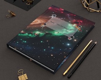 Space Journal | Astrology Gift | Spiritual Notebook | Matte Hardcover Journal | Celestial Journal | Lined Notebook | Planner | Lined pages