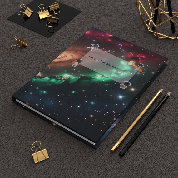 Space Journal | Astrology Gift | Spiritual Notebook | Matte Hardcover Journal | Celestial Journal | Lined Notebook | Planner | Lined pages