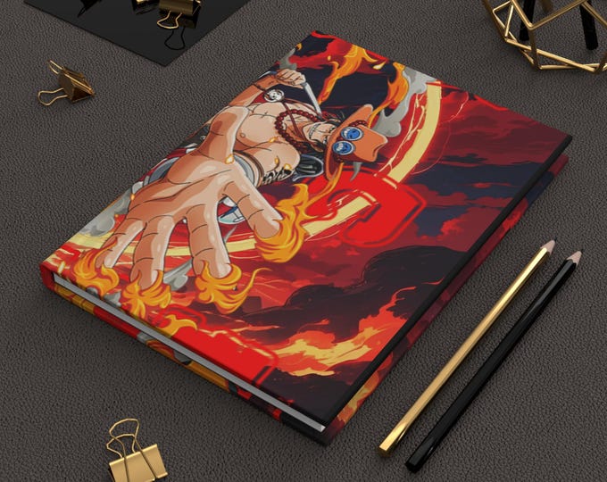 Anime Journal - Kawaii Notebook for Otaku, Aesthetic Anime Diary, Manga Sketchbook, Japanese Stationery Gift, Cute Anime Writing Book