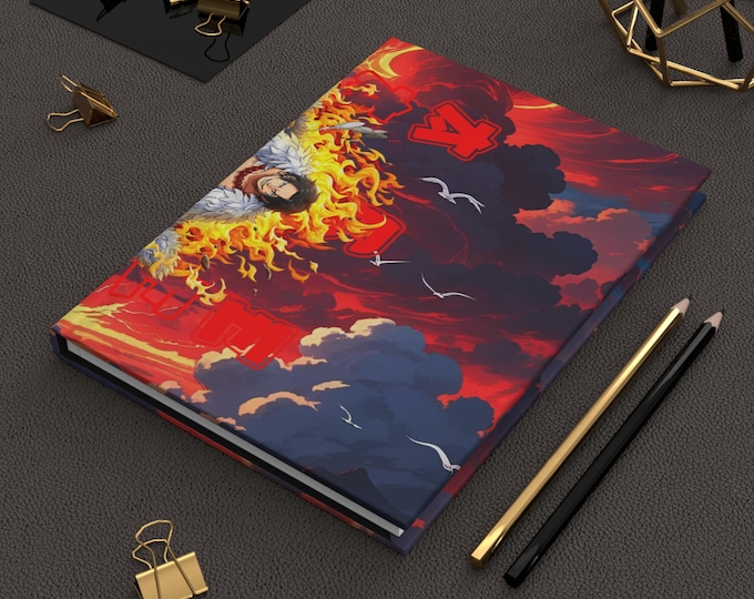 Anime Journal - Kawaii Notebook for Otaku, Aesthetic Anime Diary, Manga Sketchbook, Japanese Stationery Gift, Cute Anime Writing Book