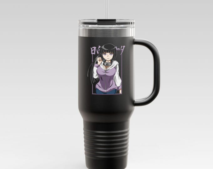 Anime & Manga Tumbler 40oz | Personalized Manga Character Stainless Steel Cup | Otaku Gift, Kawaii Travel Mug,  Anime Birthday Present