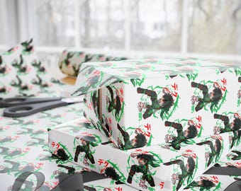 Anime Wrapping Paper, Kawaii Gift Wrap,  Otaku Birthday Wrap, Manga Gift Wrap Paper, Christmas Anime Packaging,  Gift Wrap Sheets