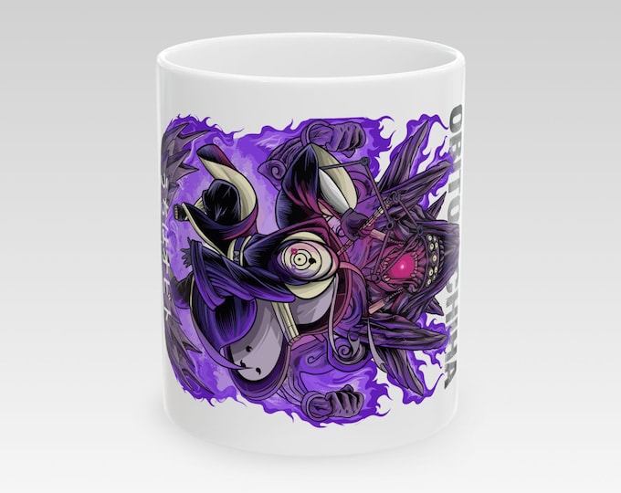 Anime & Manga Ceramic Mug | Custom Manga Art Coffee Cup | Otaku Gift, Kawaii Aesthetic, Anime Birthday Gift, Dishwasher Safe