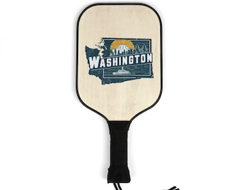 Texas Pickleball Kit–2 Paddles, 2 Balls| State Design Pickleball Set for Men & Women| Pickleball Gear Gift for Players, Fans, Kids
