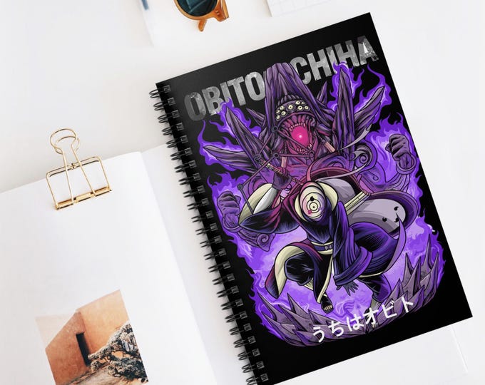Anime Spiral Notebook | Kawaii Ruled Line Journal | 118 Page Anime Notebook for School & Notes | Otaku Stationery Gift | Anime Writing Book