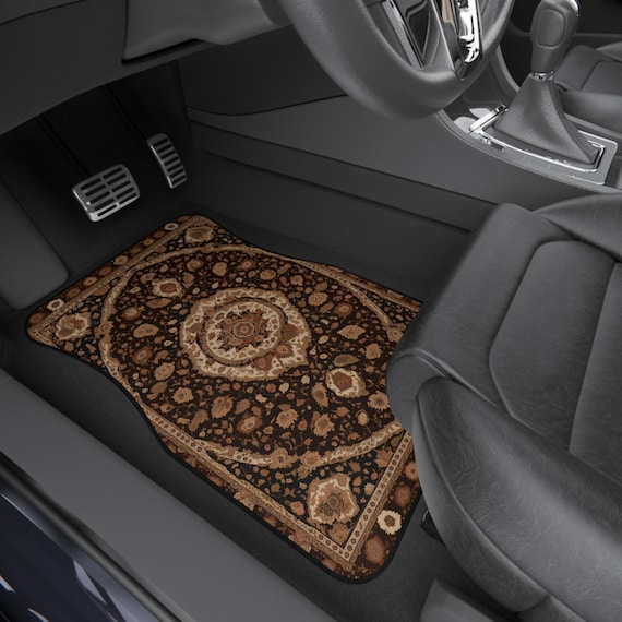 Colorful Persian-Inspired Car Mats - Set of 4 - Custom Car Mats With Non-Slipping Backing - Luxury Car Mats - Elegant Car Mats - Car Gift