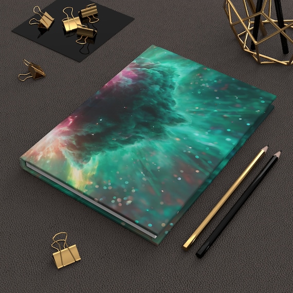 Space Journal | Astronomy Gifts Galaxy | Hardcover Journal | Hardcover Notebook | Celestial Journal | Lined Notebook | Lined pages