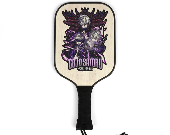 Anime Pickleball Kit Premium Manga Paddle Set 2 Paddles 2 Balls Kawaii Otaku Pickleball Gear for Men and Women Perfect Gift for Anime Lovers