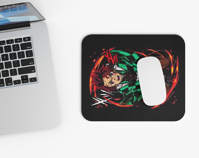 Anime Mouse Pad | Aesthetic Desk Mat | Japanese Anime Desk Decor | Gaming Mousepad | Otaku Gift for Anime Fans | Anime Desk Accessory