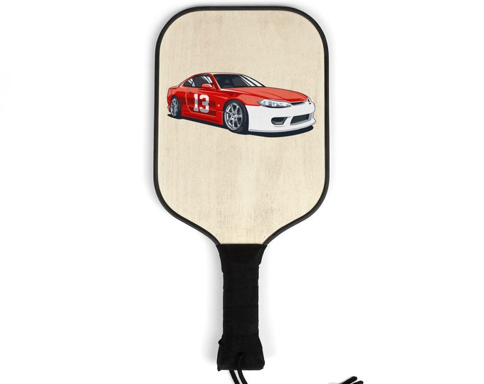 Pickleball Kit - Japanese Race Car- 2 Paddles | 2 Balls | Pickleball Gear for Men and Women | Pickle ball Car Designs