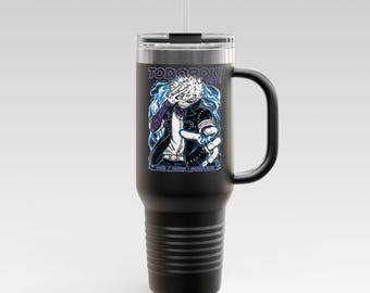 Anime & Manga Tumbler 40oz | Personalized Manga Character Stainless Steel Cup | Otaku Gift, Kawaii Travel Mug,  Anime Birthday Present