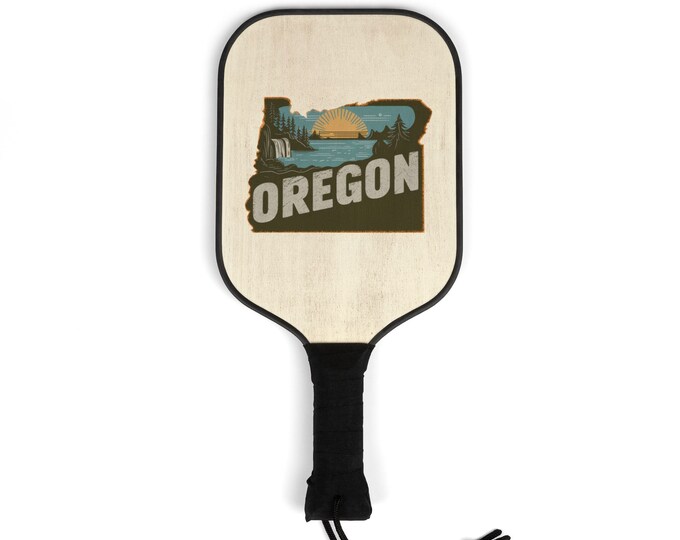Pickleball Kit - Oregon State- 2 Paddles | 2 Balls | Pickleball Gear for men and women | Pickle ball State Designs