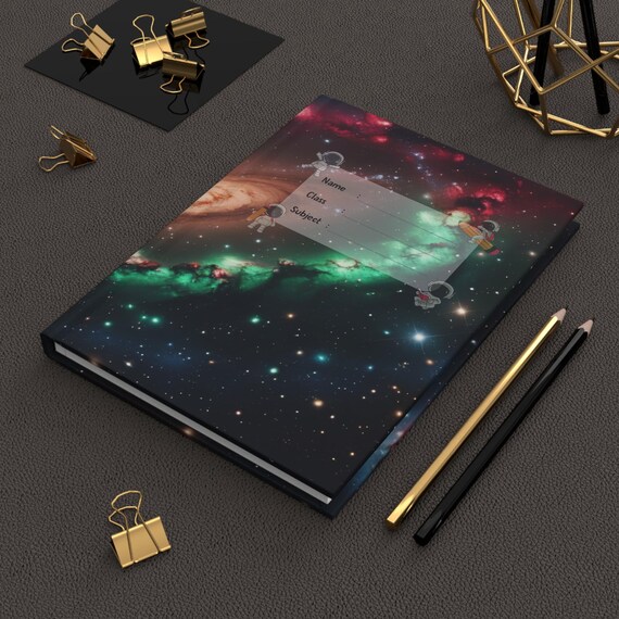 Space Journal | Astrology Gift | Spiritual Notebook | Matte Hardcover Journal | Celestial Journal | Lined Notebook | Planner | Lined pages