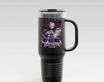 Anime & Manga Tumbler 40oz | Personalized Manga Character Stainless Steel Cup | Otaku Gift, Kawaii Travel Mug,  Anime Birthday Present