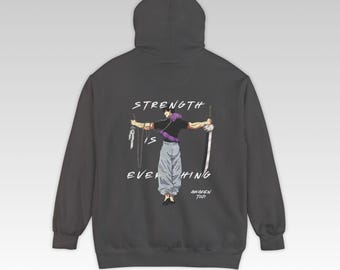 Sudadera con capucha de anime, sudadera con capucha de anime japonés para hombres y mujeres, sudadera de corte holgado y de peso pesado, ropa inspirada en el manga y el anime, regalo de ropa urbana.