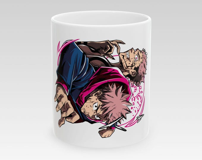 Anime & Manga Ceramic Mug | Custom Manga Art Coffee Cup | Otaku Gift, Kawaii Aesthetic, Anime Birthday Gift, Dishwasher Safe