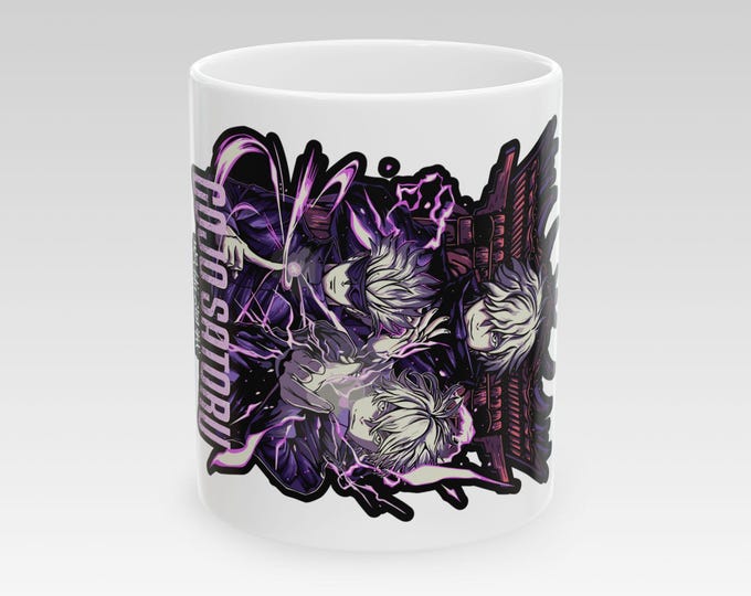 Anime & Manga Ceramic Mug | Custom Manga Art Coffee Cup | Otaku Gift, Kawaii Aesthetic, Anime Birthday Gift, Dishwasher Safe