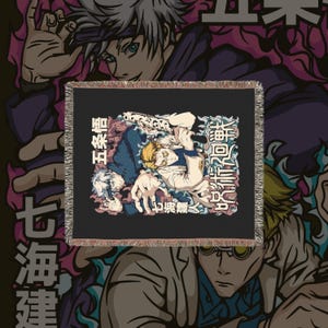 Anime & Manga Woven Blanket - 100% Cotton Throw with Fringe, Otaku Room Decor, Cozy Anime Gift, Wall Tapestry or Couch Accent
