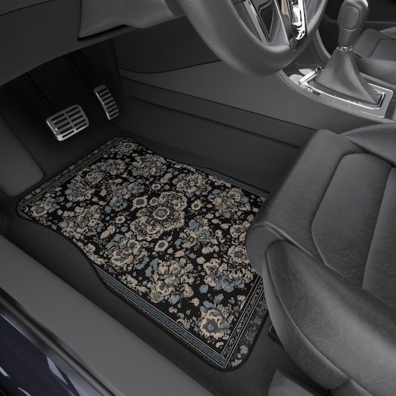 Colorful Persian-Inspired Car Mats - Set of 4 - Custom Car Mats With Non-Slipping Backing - Luxury Car Mats - Elegant Car Mats - Car Gift