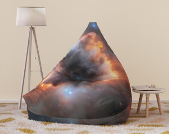 Galaxy Space Bean Bag Chair Cover | Nebula Celestial Space | Bean Bag Cover for Teens and Adults | Home Decor | Dorm Room Decor