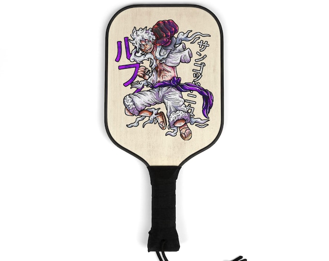 Anime Pickleball Kit Premium Manga Paddle Set 2 Paddles 2 Balls Kawaii Otaku Pickleball Gear for Men and Women Perfect Gift for Anime Lovers