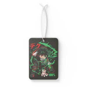 Anime Car Air Freshener Black Ice Scent Anime Auto Decor Otaku Rearview Mirror Tag Kawaii Car Accessory Perfect Gift for Anime Lovers image 2