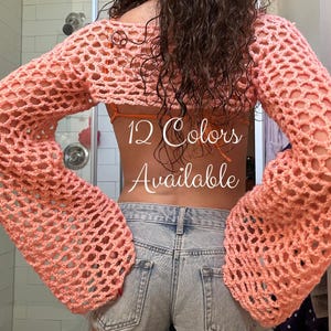 Crochet Shrug Sleeves | Crochet Mesh Bolero Shrug